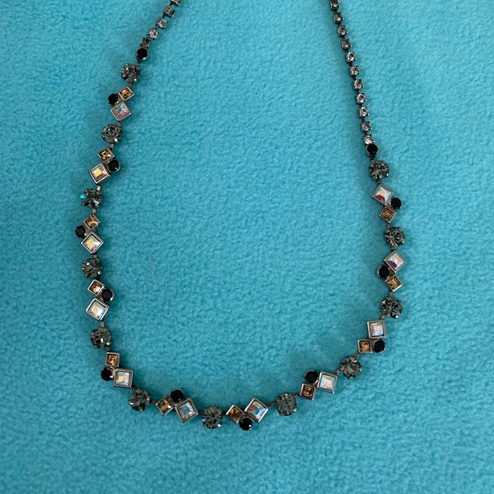 Sorelli black, gold and clear necklace